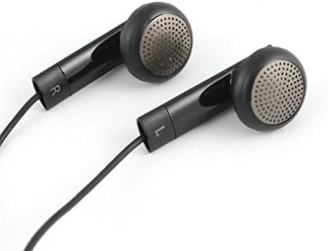 אוזניות 3.5 ממ אוזניות נטולות ידיים מיקרופון אוזניות אוזניות כפולות סטריאו קווי [שחור] עבור T-Mobile Samsung